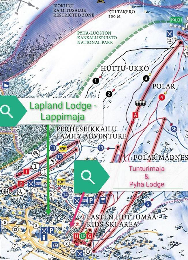Lapland Lodge Pyhae Ski In, Sauna, Free Wifi, National Park - Lapland Villas Pyhätunturi Zewnętrze zdjęcie